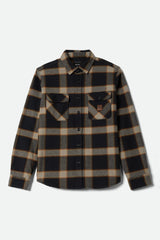 Men's Bowery Heavyweight Flannel in Black/Cream