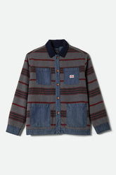 Men's Altered Threads Chore Coat in Medium Wash Denim