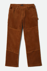 Men's Builders Carpenter Stretch Pant in Washed Copper Corduroy