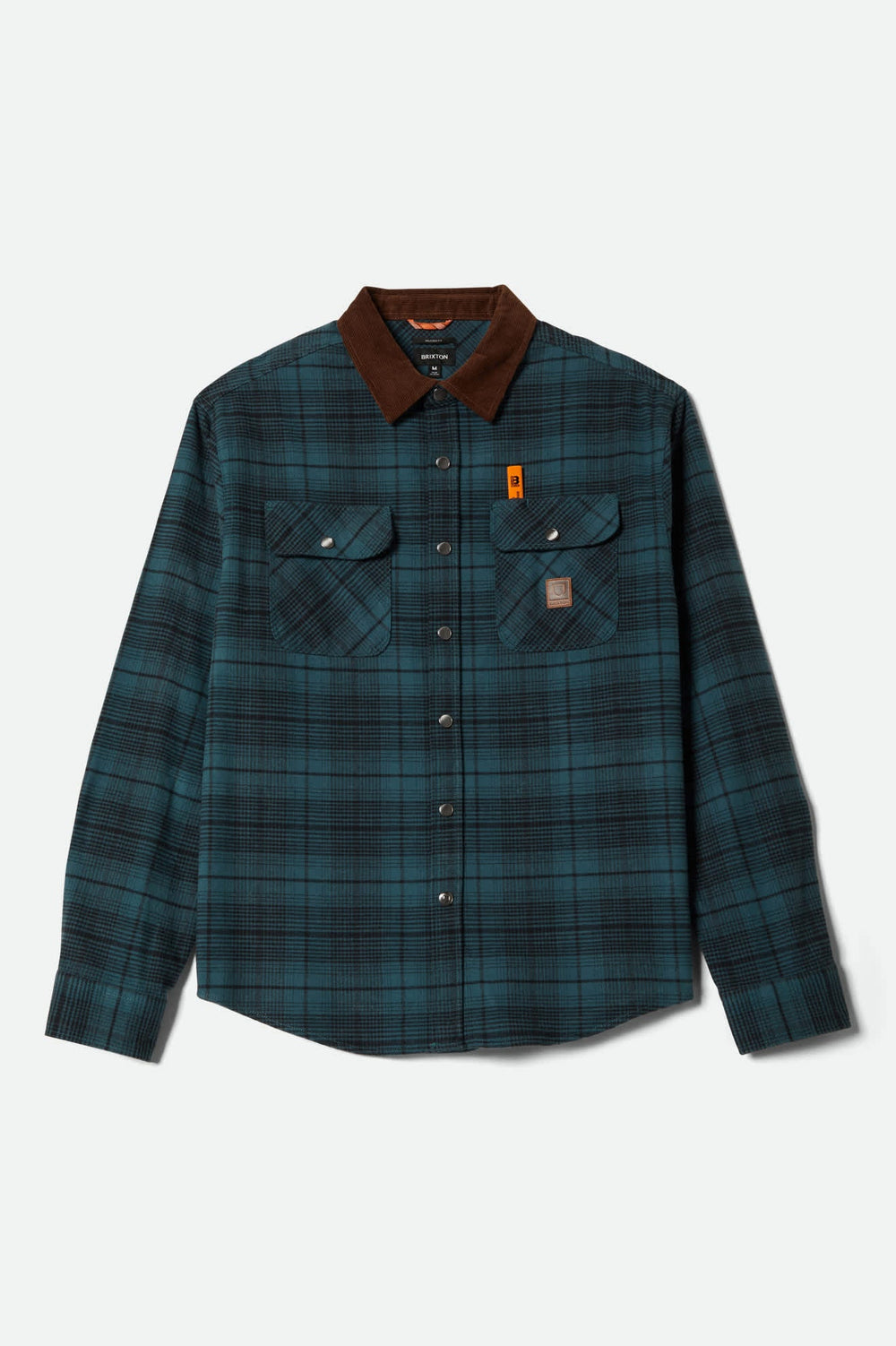 Men's Builders Bowery Performance Flannel in Night Sage/Black