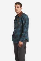 Men's Builders Bowery Performance Flannel in Night Sage/Black