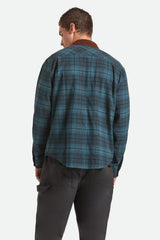Men's Builders Bowery Performance Flannel in Night Sage/Black