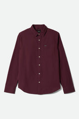 Men's Charter Long Sleeve Shirt in Port