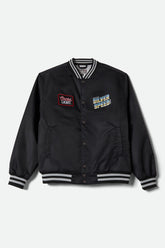 Men's Coors Light Silver Speed Shop Jacket in Black/Silver