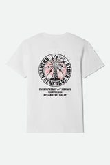 Men's Broadcast Short Sleeve Standard T-Shirt in White