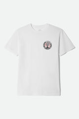 Men's Broadcast Short Sleeve Standard T-Shirt in White