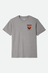 Men's Garvey Short Sleeve Tailored T-Shirt in Heather Grey
