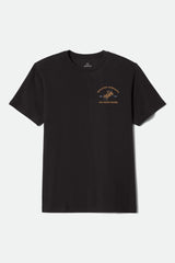 Men's Danforth Short Sleeve Standard T-Shirt in Black