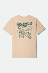 Men's Dig It Short Sleeve Standard T-Shirt in Cream