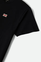 Men's Highmont Short Sleeve Standard T-Shirt in Black Worn Wash