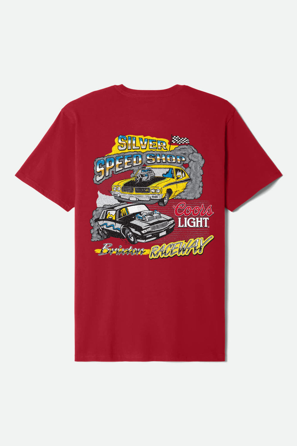 Men's Coors Light Raceway Short Sleeve Standard T-Shirt in Coors Red