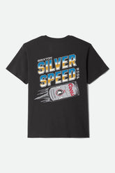 Men's Coors Light Silver Speed Short Sleeve Standard T-Shirt in Black
