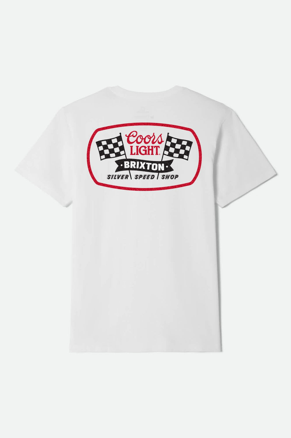 Men's Coors Light Pit Stop Short Sleeve Standard T-Shirt in White