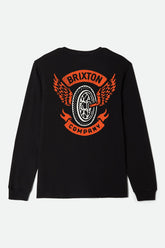 Men's Payson Standard Long Sleeve T-Shirt in Black