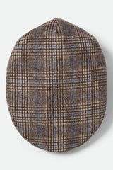 Unisex Barrel Snap Cap in Tan/Light Brown/Royal