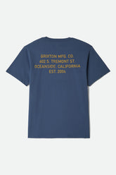Men's Gage Short Sleeve T-Shirt in Bering Sea Worn Wash