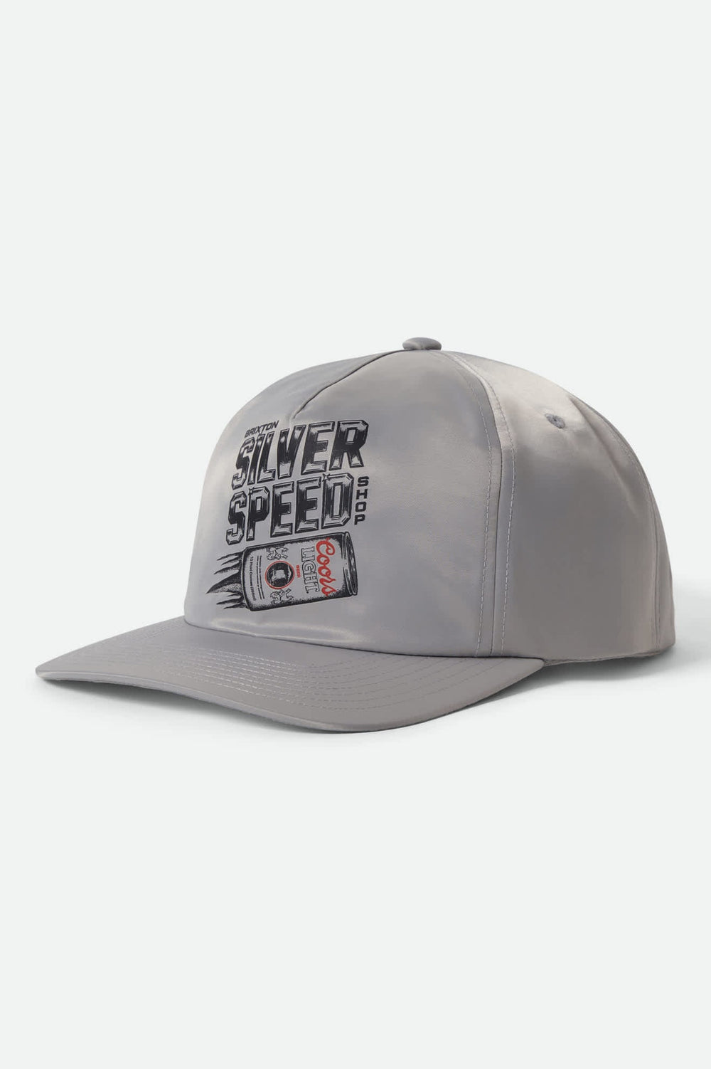 Unisex Coors Light Silver Speed Snapback in Silver