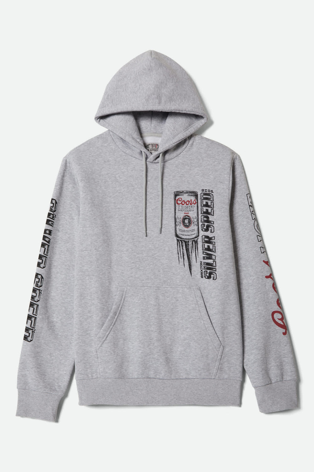 Men's Coors Light Silver Speed Hoodie in Heather Grey