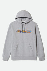 Men's Flames Hoodie in Gunmetal Heather