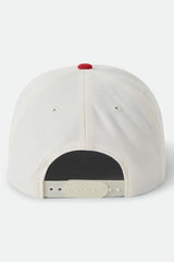 Unisex Linwood Netplus Snapback in Crimson/Off White