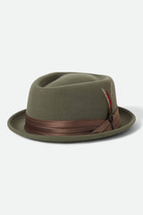 Unisex Stout Pork Pie in Olive Surplus/Bronze
