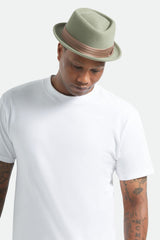 Unisex Stout Pork Pie in Olive Surplus/Bronze