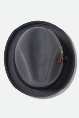 Unisex Gain Fedora in Future Grey