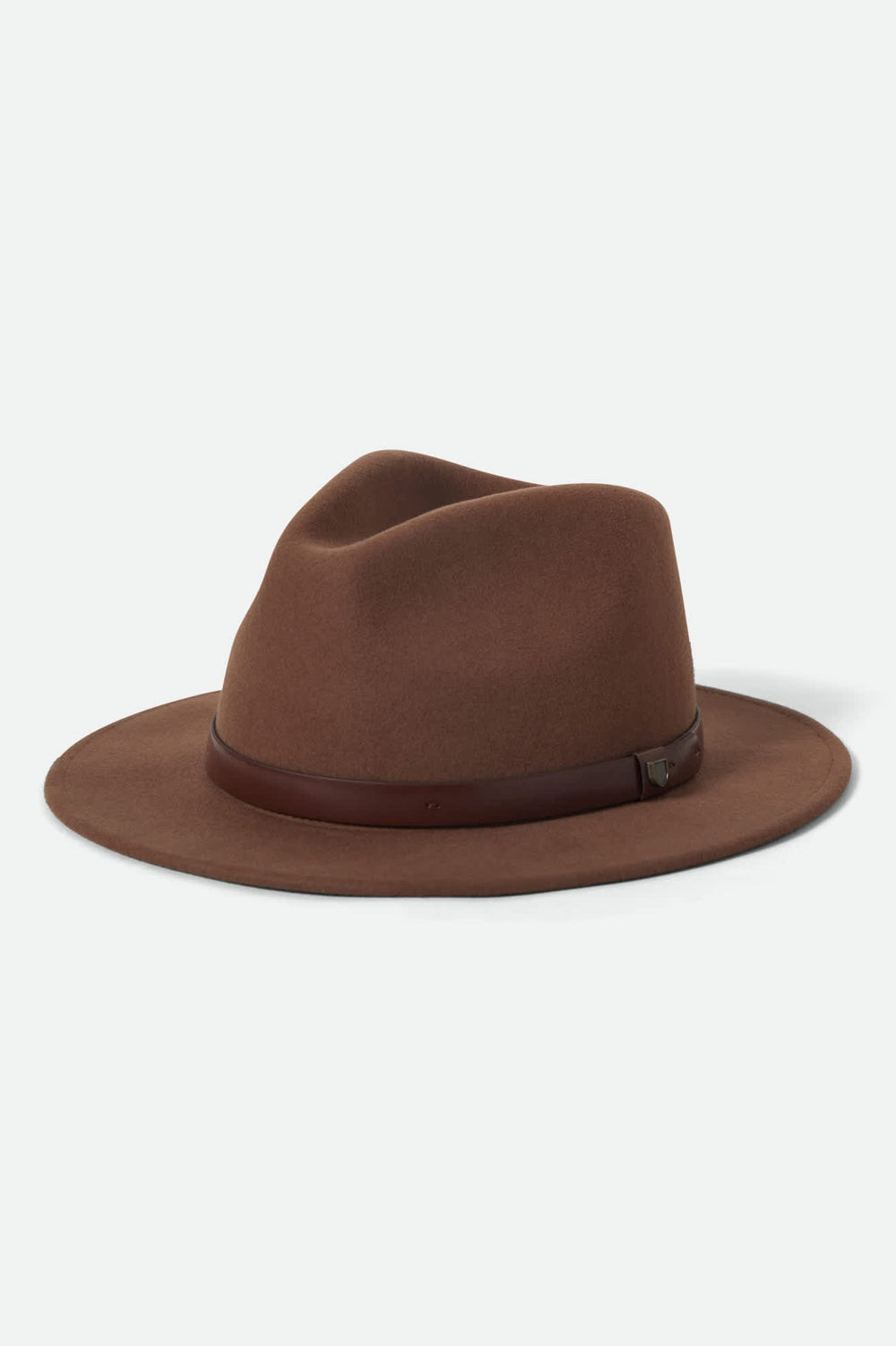 Unisex Messer Fedora in Pinecone Brown