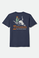 Men's Barren Short Sleeve Standard T-Shirt in Navy