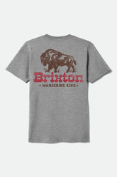 Men's Drifter Short Sleeve Standard T-Shirt in Heather Grey