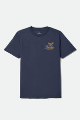 Men's Well Short Sleeve Standard T-Shirt in Navy
