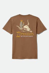 Men's Barren Short Sleeve Standard T-Shirt in Brown Sugar