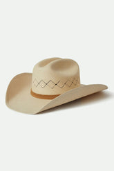 Unisex Laredo Panama Straw Cowboy Hat in Catalina Sand