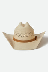 Unisex Laredo Panama Straw Cowboy Hat in Catalina Sand