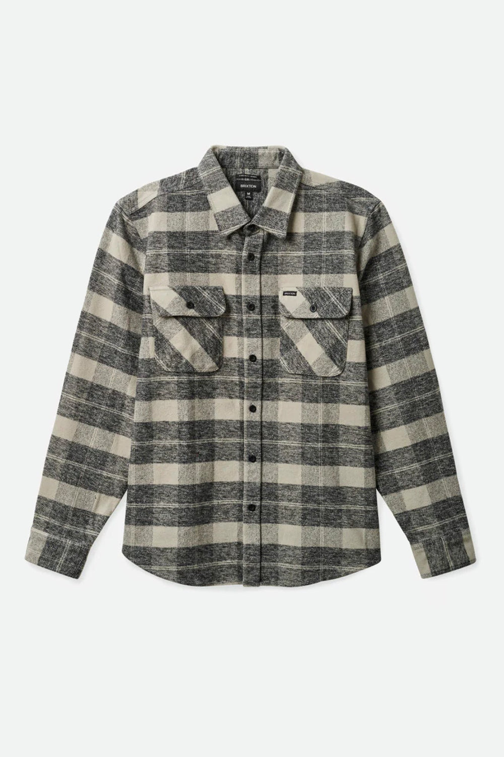 Men's Bowery Heavyweight Flannel in Black/Charcoal