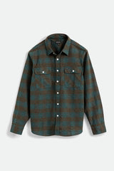 Men's Bowery Long Sleeve Flannel in Ocean