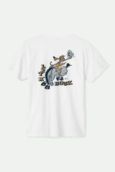 Men's Buck Club Short Sleeve Standard T-Shirt in White