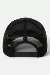 Unisex Genuine Quality Netplus Trucker Hat in Black/Black