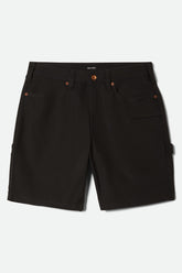 Men's Builders Carpenter Baggy Short in Washed Black
