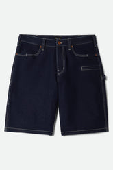 Men's Builders Carpenter Baggy Short in Rinse Denim