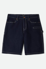 Men's Builders Carpenter Baggy Short in Rinse Denim