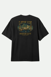 Men's Layin' Low S/S Standard T-Shirt in Black