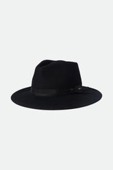 Unisex Dayton Convertabrim Rancher Hat in Black/Black