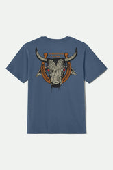Men's Roughstock Short Sleeve Standard T-Shirt in Harbor Blue