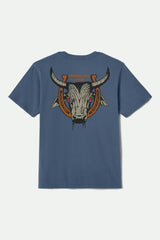 Men's Roughstock Short Sleeve Standard T-Shirt in Harbor Blue