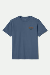 Men's Roughstock Short Sleeve Standard T-Shirt in Harbor Blue
