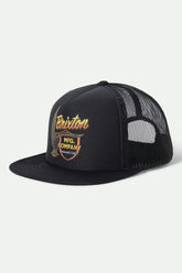 Unisex Highline Netplus Trucker Hat in Black