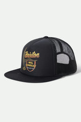Unisex Highline Netplus Trucker Hat in Black