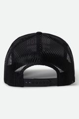Unisex Redoubt Netplus Trucker Hat in Black/Black