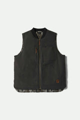 Men's Builders Abraham Reversible Vest in Bark Camo